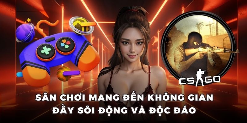 Sân chơi mang đến không gian đầy sôi động và độc đáo