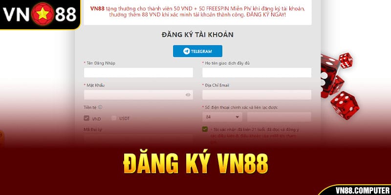 Đăng ký vn88